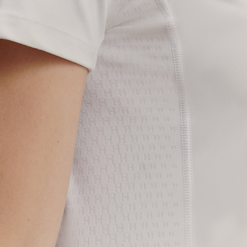 トップス HERMES S/S POLO CUTSEW WHITE M Hermes White Polo Shirt - Gem